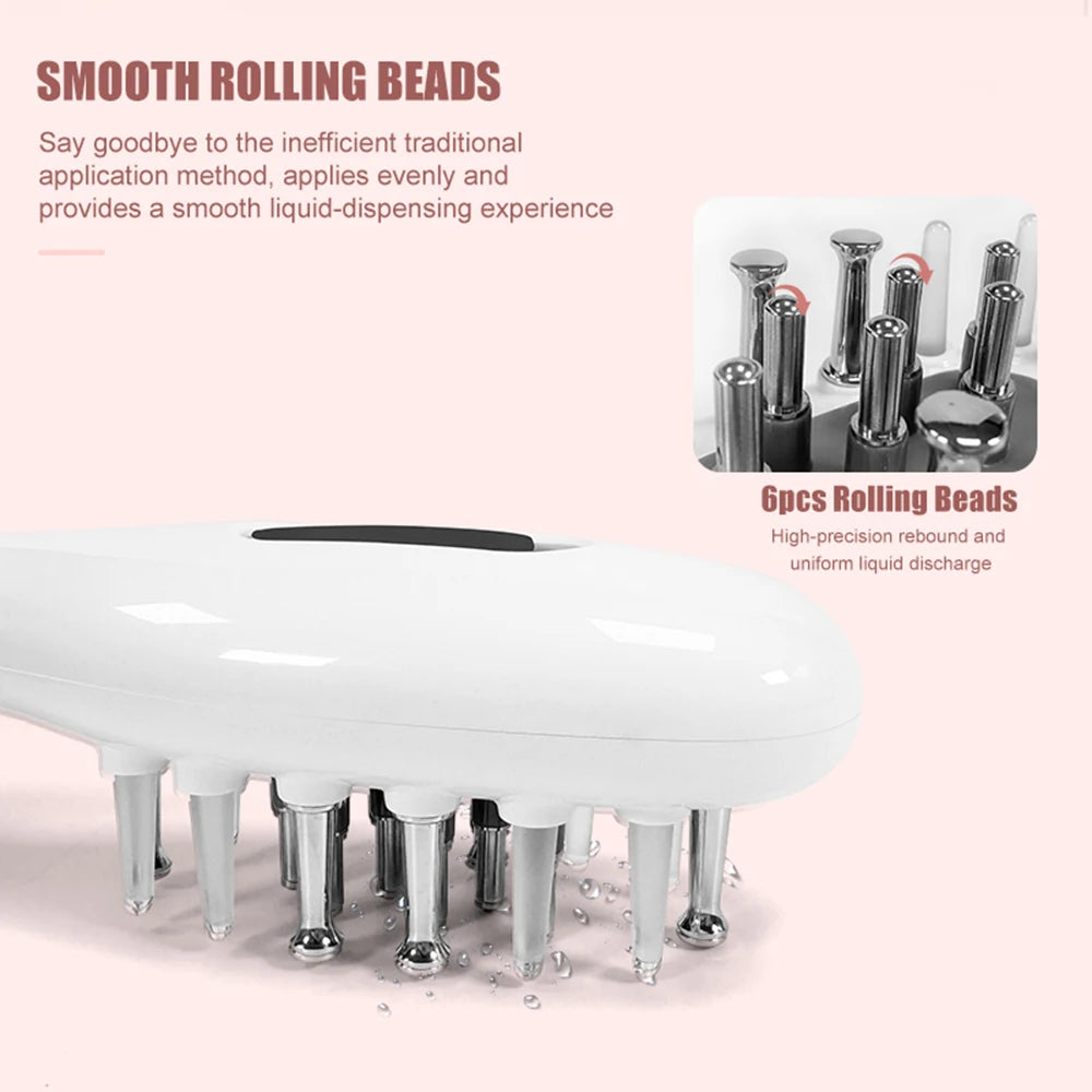 3 LED Light Therapy Electric Massage Comb