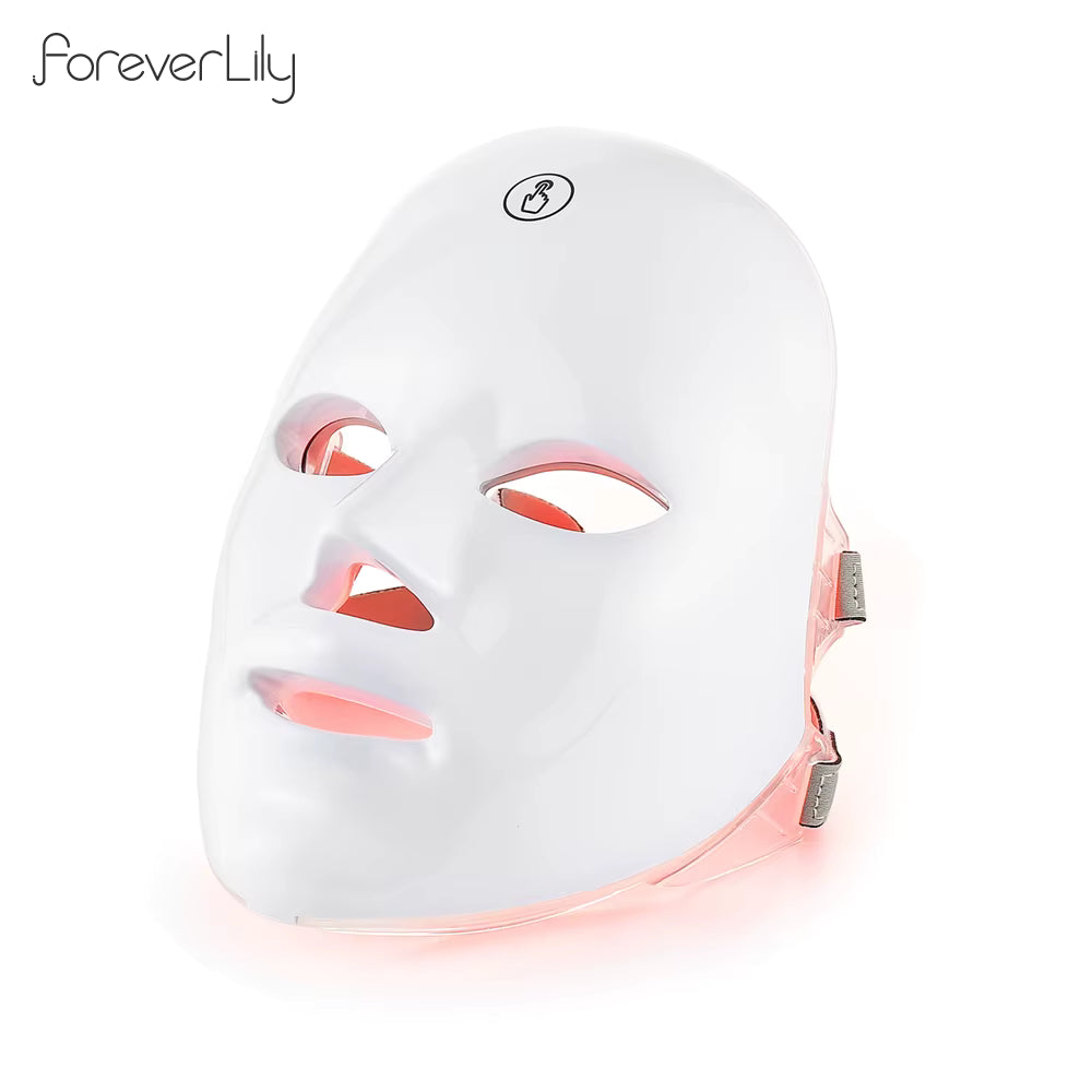 7 Colors Photon Facial LED Mask Red Light Therapy Anti Aging Beauty Mask