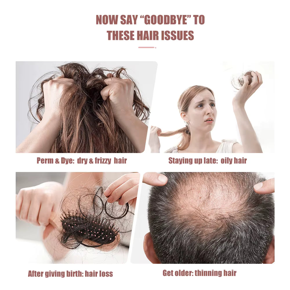 3 LED Light Therapy Electric Massage Comb