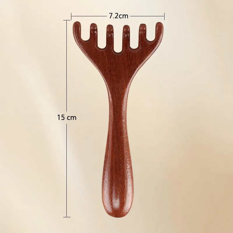 New Wooden Meridian Massage Comb