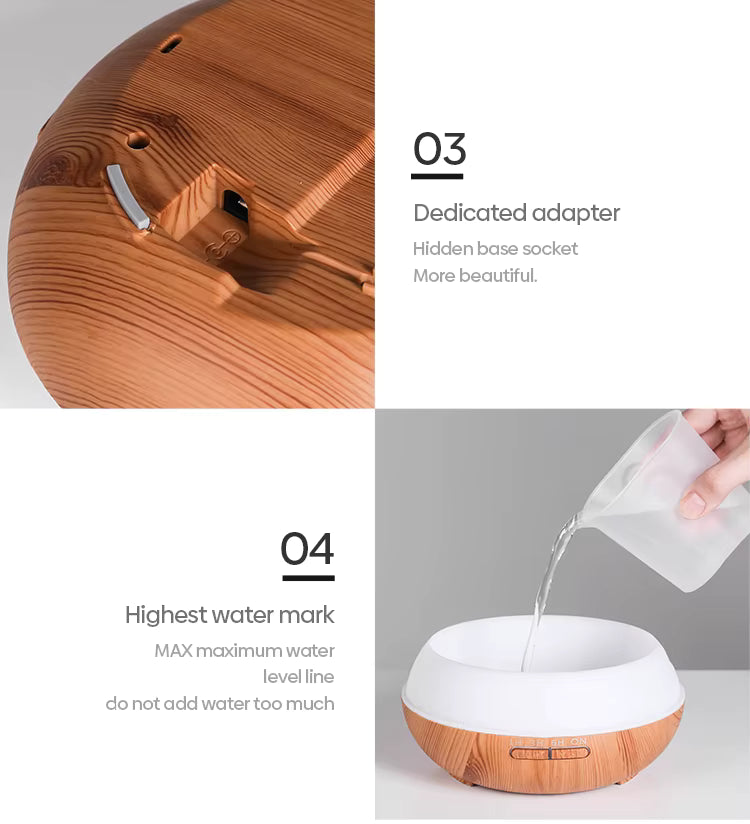 Aromatherapy Essential Oil Diffuser 500 ml