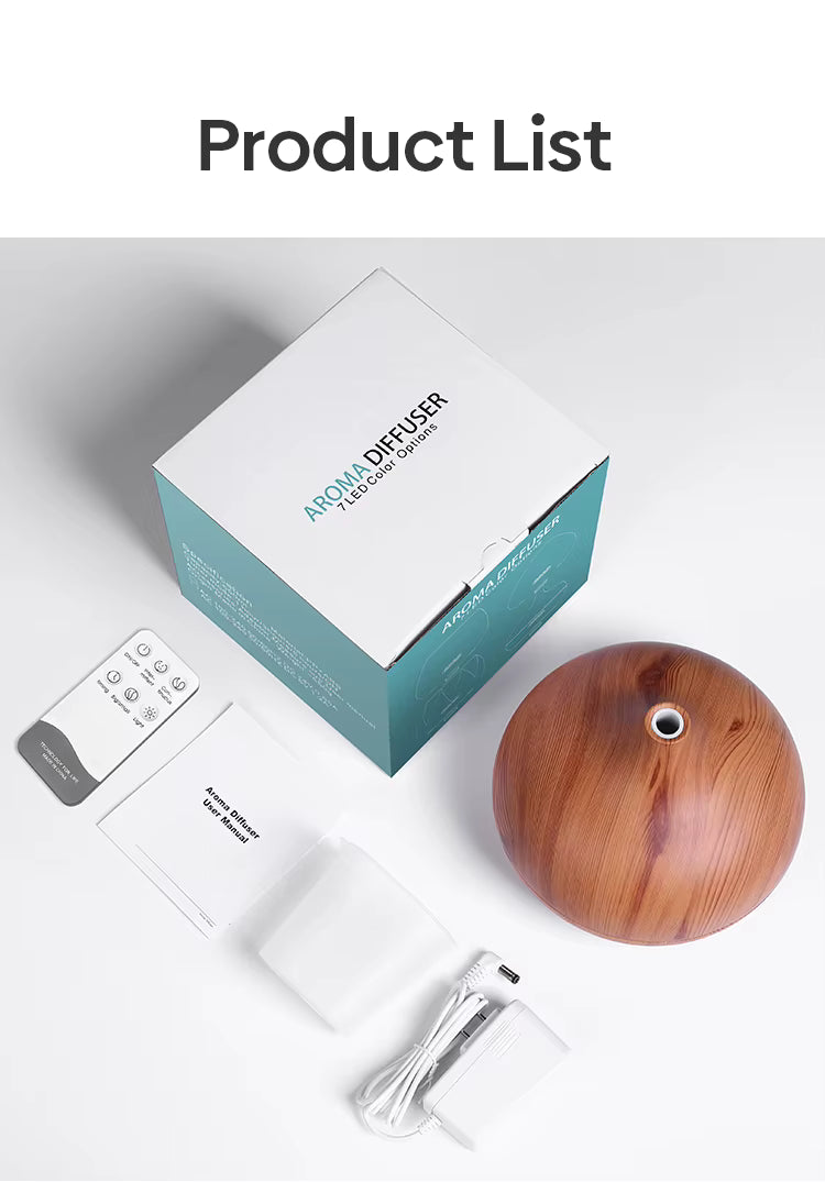 Aromatherapy Essential Oil Diffuser 500 ml