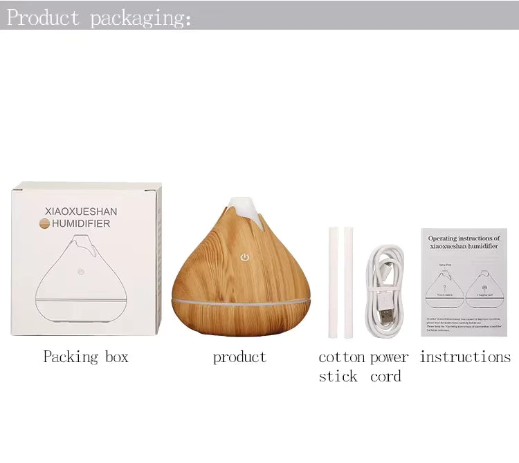 Aromatherapy Essential Oil Diffuser 350ML