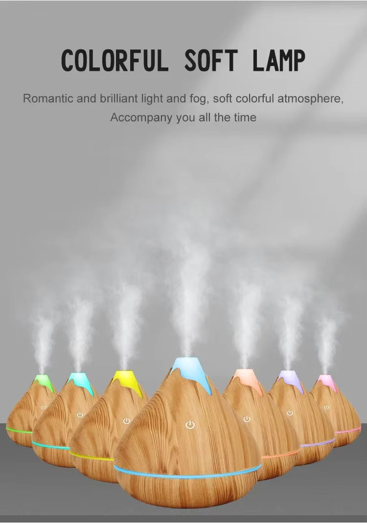 Aromatherapy Essential Oil Diffuser 350ML
